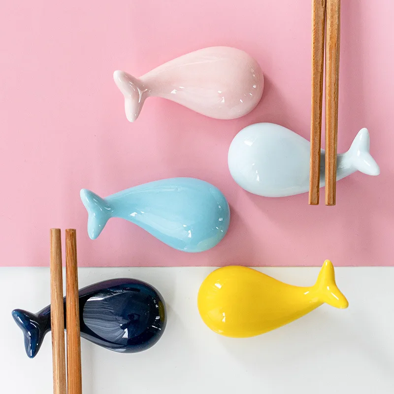 Chopstick Rest Ceramic - Симпатичные палочки для рыбы, орнамент для
