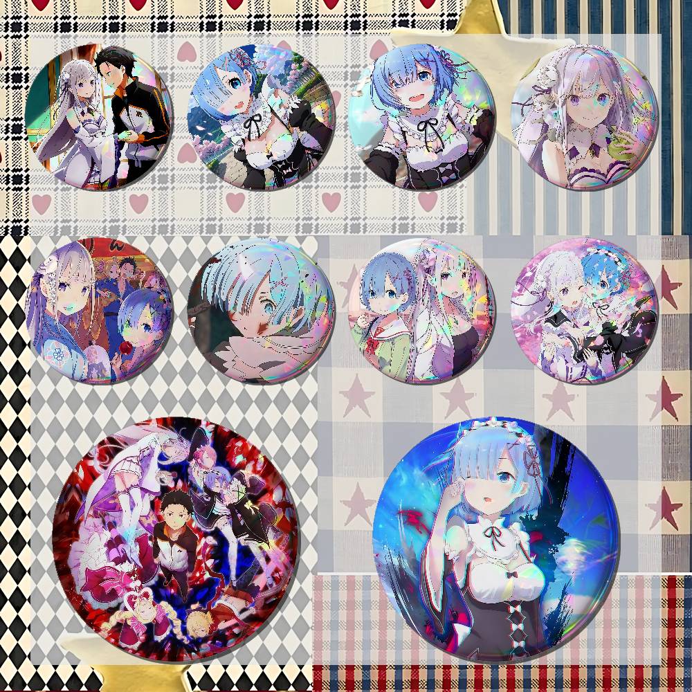 Значки «Re:Zero. Жизнь с нуля  – обзор и цена Japan Lifestyle