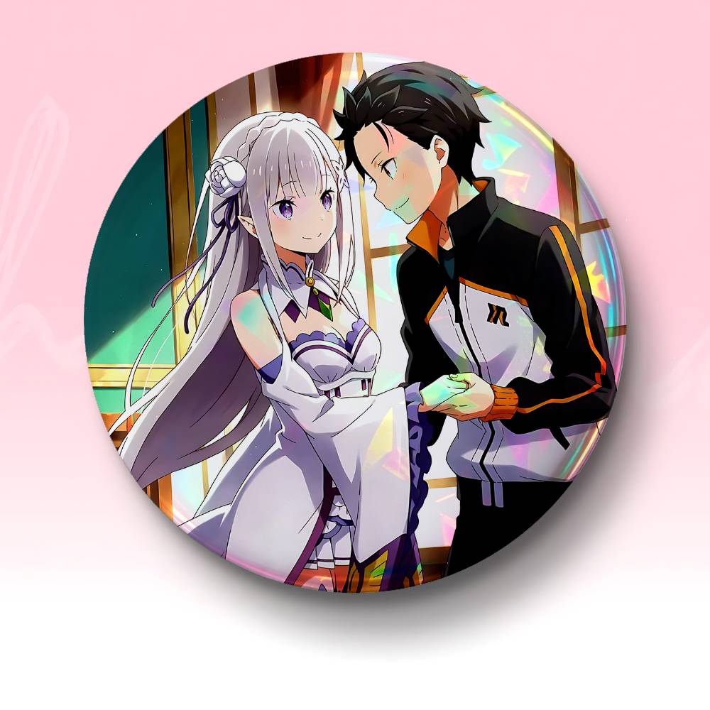 Значки «Re:Zero. Жизнь с нуля  – обзор и цена Japan Lifestyle