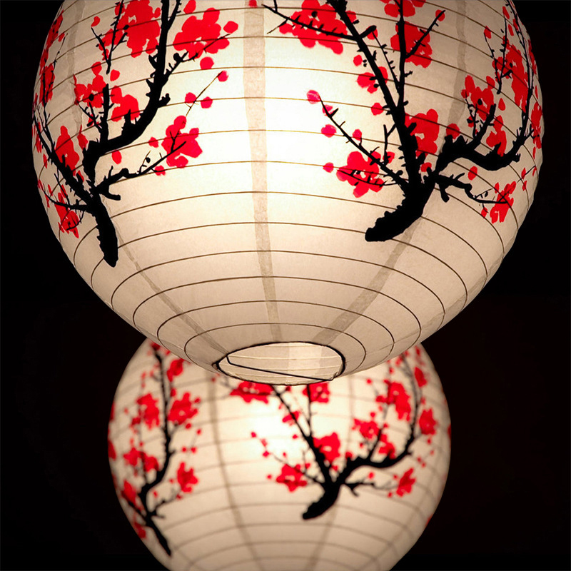 1 шт., бумажные фонарики с цве – обзор и цена Japanese Lantern Paper
